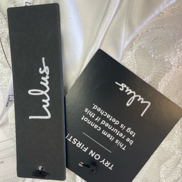 Lulu's White Lace Bralette Crop Top - Picture 8 of 9